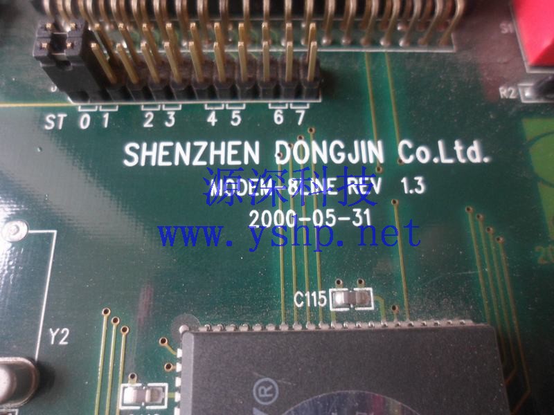 上海源深科技 Shanghai   Industrial computer 东进 原装ISA语音卡 MODEM-8LINE REV1.3 高清图片