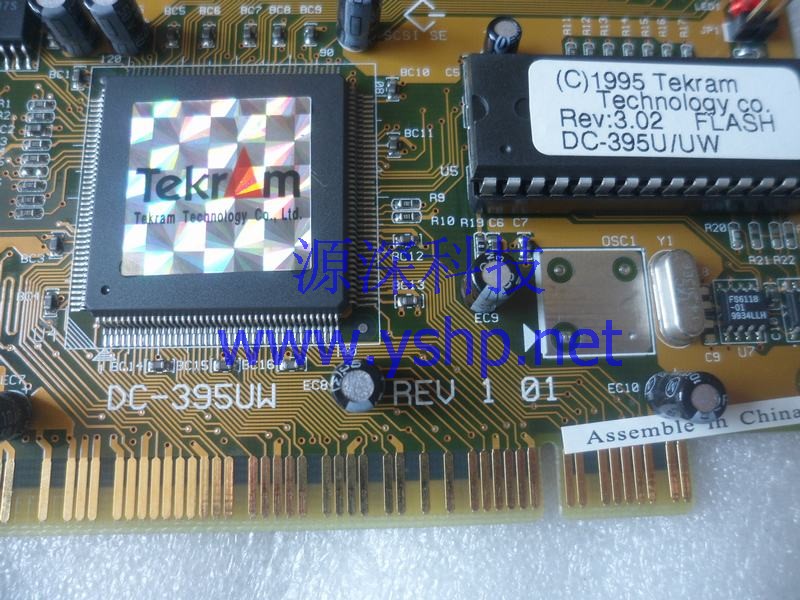 上海源深科技 Shanghai   Tekram 建邦 DC-395UW REV 1.01 PCI interface SCSI卡 高清图片