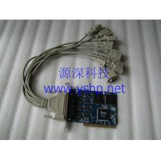 Shanghai   ComHigher 康海时代 CP108 PCI Serial card  多用户卡 带8口线