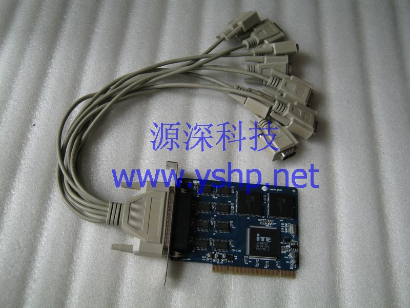 上海源深科技 Shanghai   ComHigher 康海时代 CP108 PCI Serial card  多用户卡 带8口线 高清图片