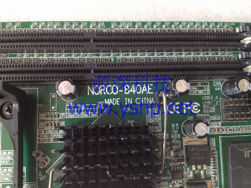 上海源深科技 Shanghai   华北Industrial  computer mainboard   NORCO-840AE VER1.1 全长CPU卡 高清图片