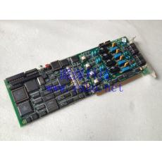 Shanghai   Dialogic 85-0134-030 REV.B D/41E ISA 4路电话语音卡