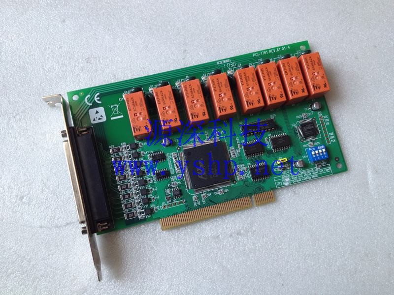 上海源深科技 Shanghai   Advantech 8路继电器输出 隔离数字量输入卡 PCI-1761 REV.A1 01-4 高清图片