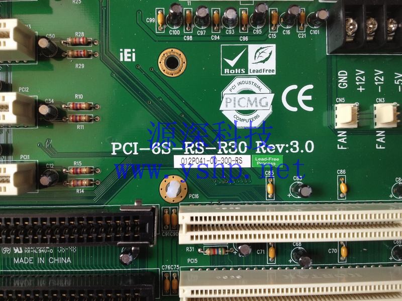 上海源深科技 Shanghai   PICMG PCI-6S-RS-R30 REV 3.0 Industrial computer backplane  高清图片