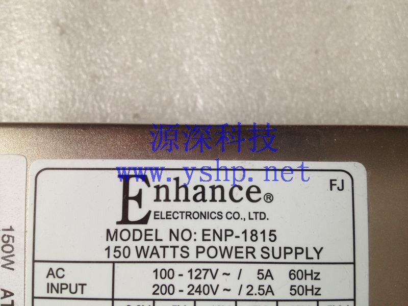 上海源深科技 Shanghai   益衡 Enhance 1UEquipment power supply ENP-1815 150W 高清图片