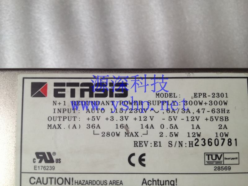 上海源深科技 Shanghai   亿泰兴ETASIS  Power Supply   modules EPR-2301 高清图片