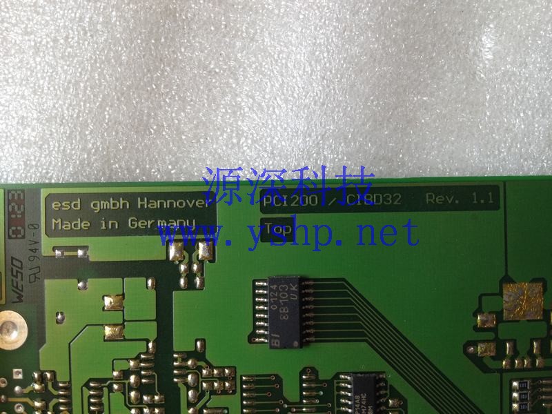 上海源深科技 Shanghai    Serial card  ESD GMBH HANNOVER CAN-PCI/200 CIBD32 REV. 1.1 高清图片