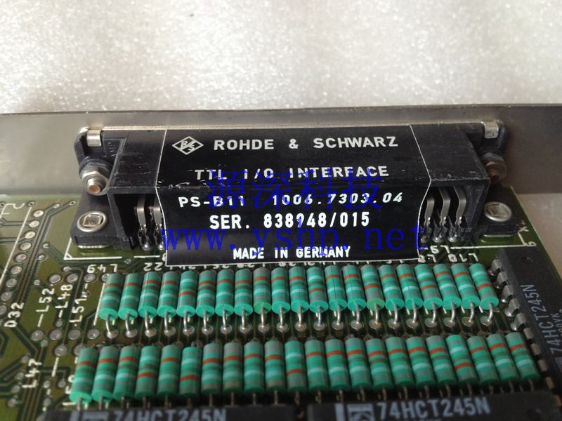 上海源深科技 Shanghai   ROHDE SCHWARZ TTL IO INTERFACE PS-B11 1006.7303.04 高清图片