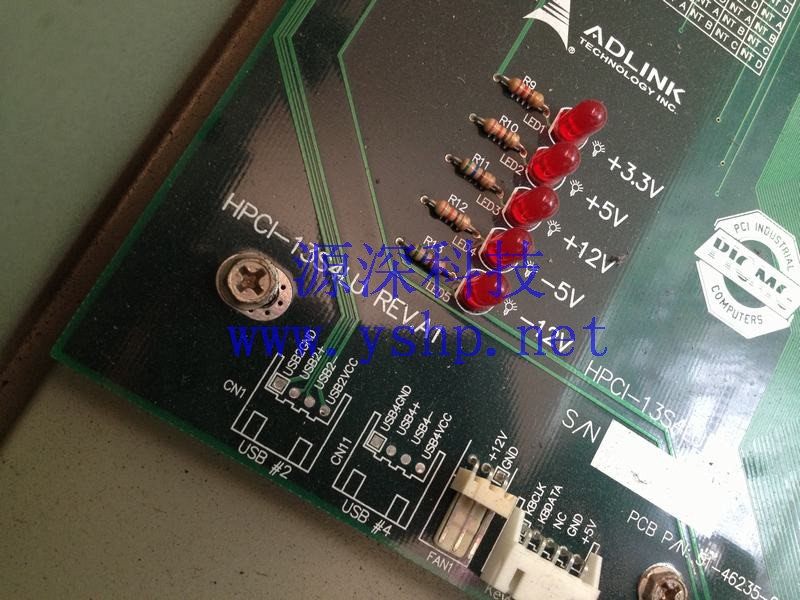 上海源深科技 Shanghai   ADLINK 凌华 Industrial computer backplane  HPCI-13S4LU REV.A1 高清图片