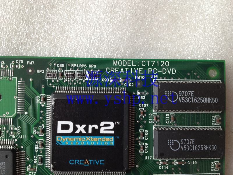 上海源深科技 Shanghai   Creative labs PC-DVD CT7120 DXR2 Decoder PCI Card 压缩卡 高清图片