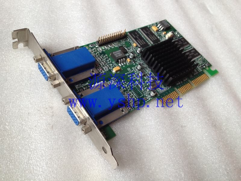 上海源深科技 Shanghai   Matrox 双VGA输出 AGP Graphics Card   975-0201 REV A 高清图片