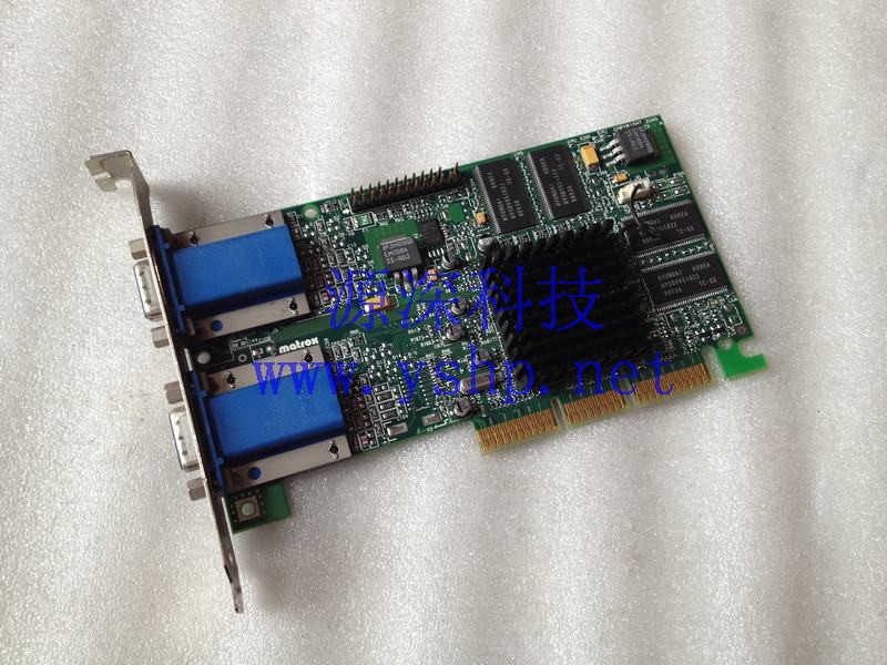 上海源深科技 Shanghai   Matrox 双VGA输出 AGP Graphics Card   975-0201 REV A 高清图片