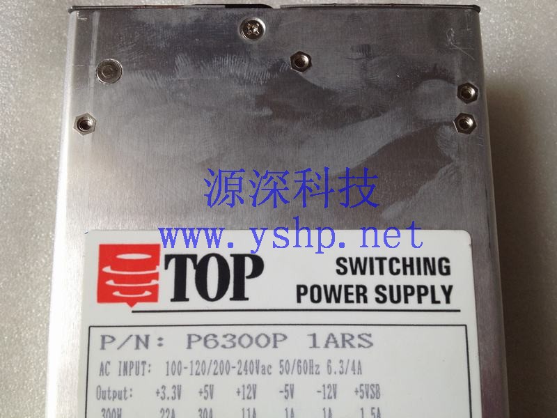 上海源深科技 Shanghai   TOP SWITCHING POWERSUPPLY Resilience  Power Supply   P6300P 1ARS 高清图片