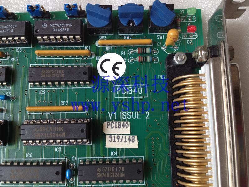 上海源深科技 ARCOM CONTROL SYSTEM I/O COUNTER BOARD PCIB40 PCIB 40 PCIB-40 V1 ISSUE 2 高清图片