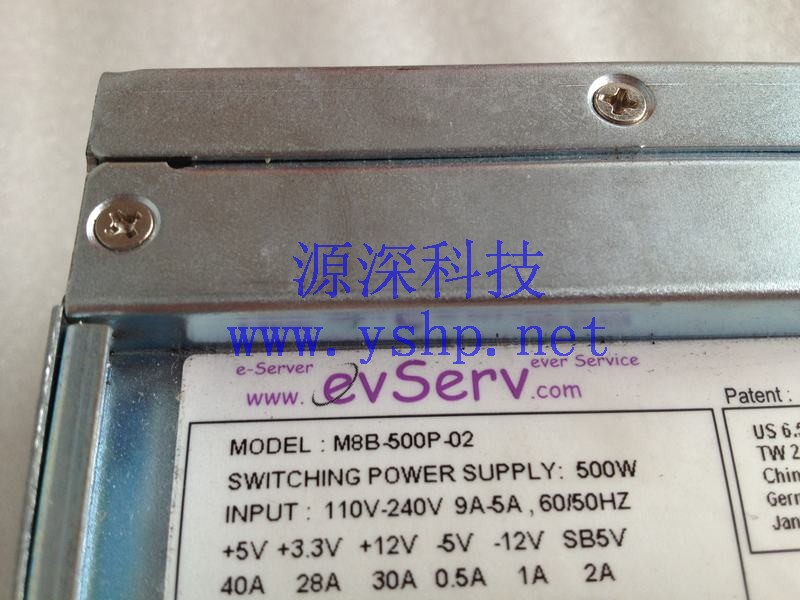 上海源深科技 Shanghai   曙光 Server M8B-500P-02 500W DS-3160 磁盘柜 Power Supply   高清图片