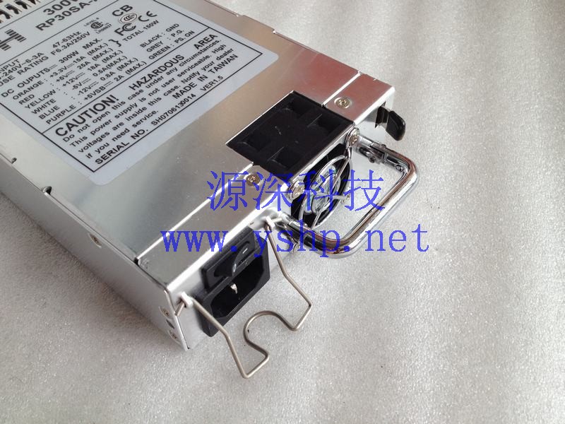 上海源深科技 Shanghai    Server 网络设备 磁盘阵列柜 SH 300W RP30SA-P Power Supply   高清图片