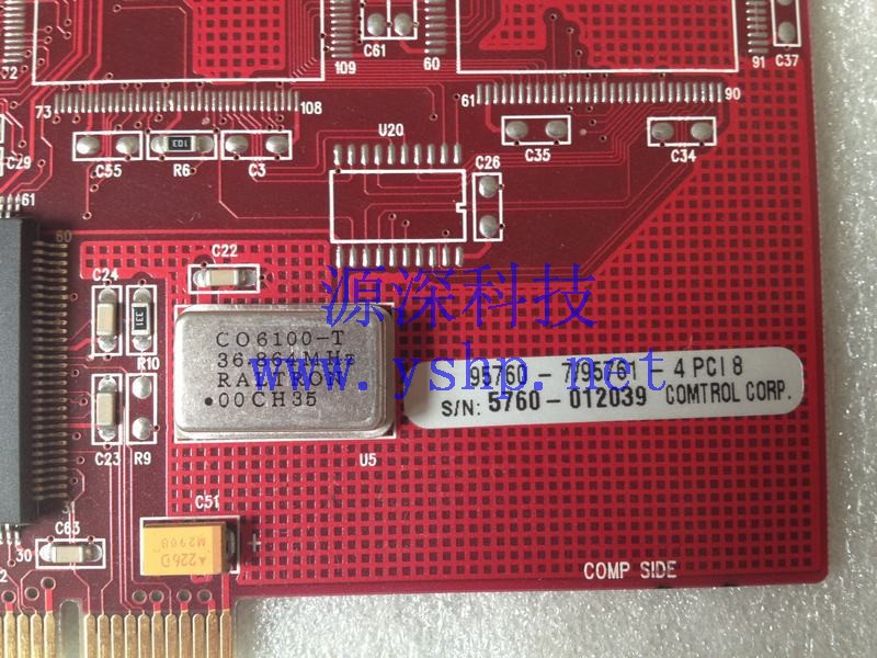 上海源深科技 Shanghai   Comtrol 95760-7/95761-4 PCI 8 A10075 Revision D  Serial card  高清图片