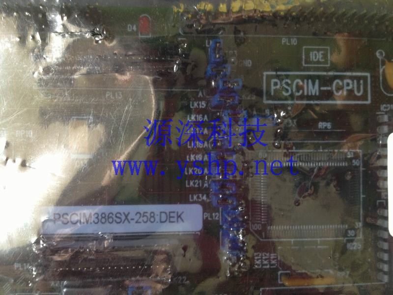 上海源深科技 Shanghai   Industrial  computer mainboard   PSCIM-CPU PSCIM386SX-258:DEK 高清图片