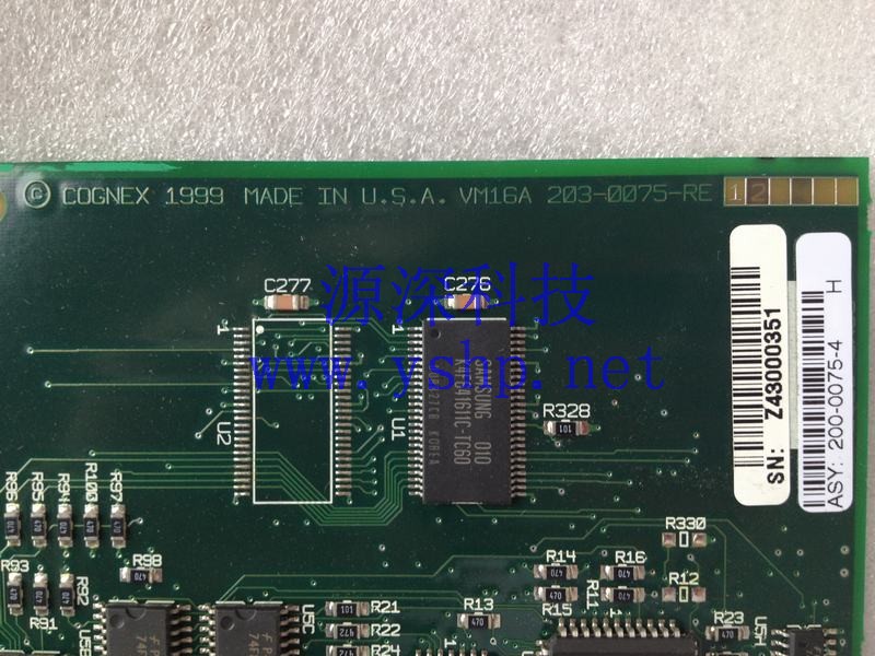 上海源深科技 Shanghai   COGNEX VM16A VISION PROCESSOR BOARD 203-0075-RE -4 800-5708-1 REV A 高清图片