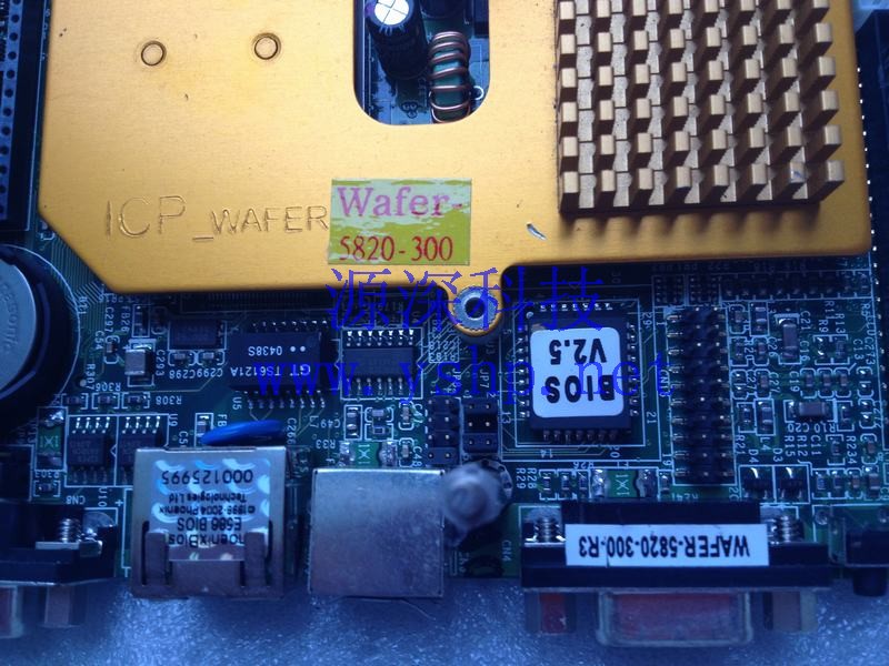 上海源深科技 Shanghai   ICP_WAFER-5820-300 BIOS V2.5 Industrial computer  Embedded  mainboard 高清图片