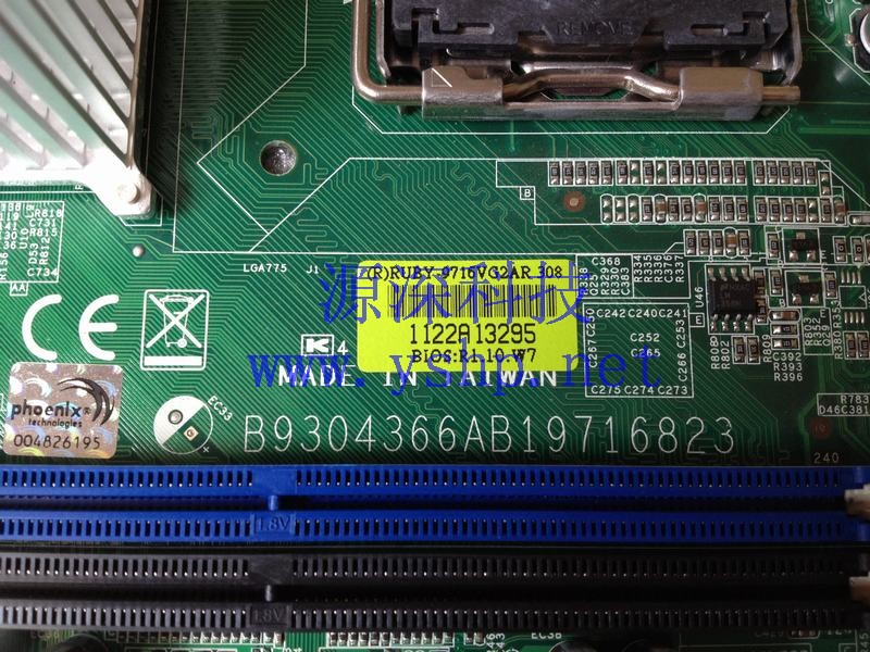 上海源深科技 Shanghai   Industrial Equipment mainboard RUBY-9716VG2AR 308 LGA775 Dual Core 高清图片