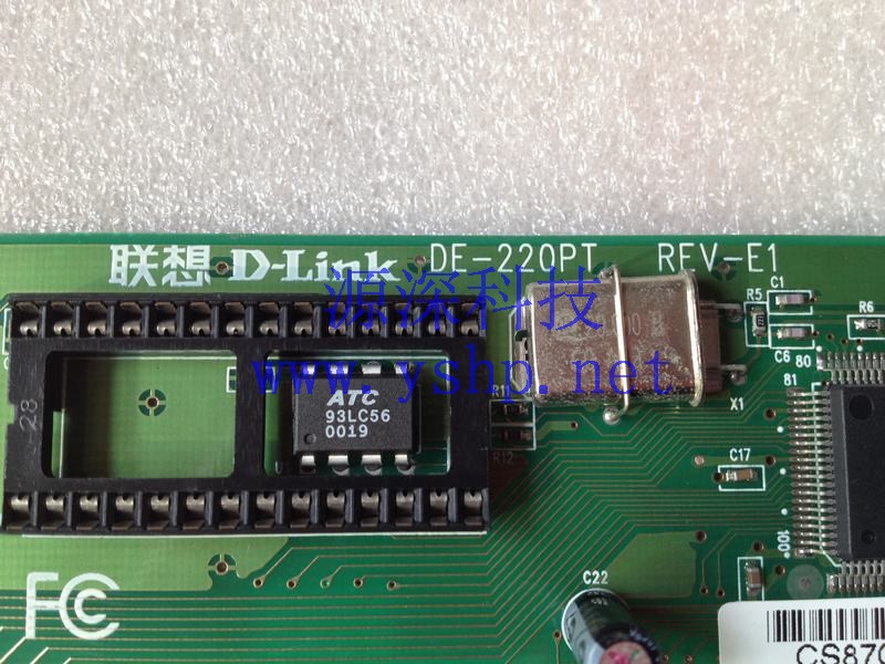 上海源深科技 Shanghai   联想 D-LINK DE-220PT REV-E1 ISA RJ45 10M network card  高清图片