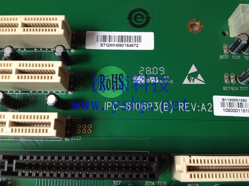 上海源深科技 Shanghai   研祥Advantech Industrial computer backplane  IPC-6106P3(B) REV A2 高清图片