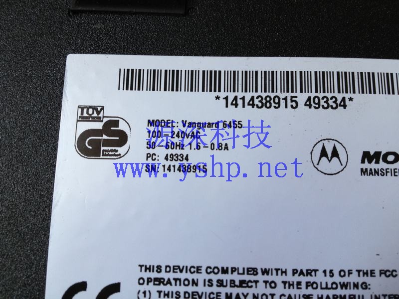 上海源深科技 Motorola Vanguard 6455 企业级 Router   高清图片