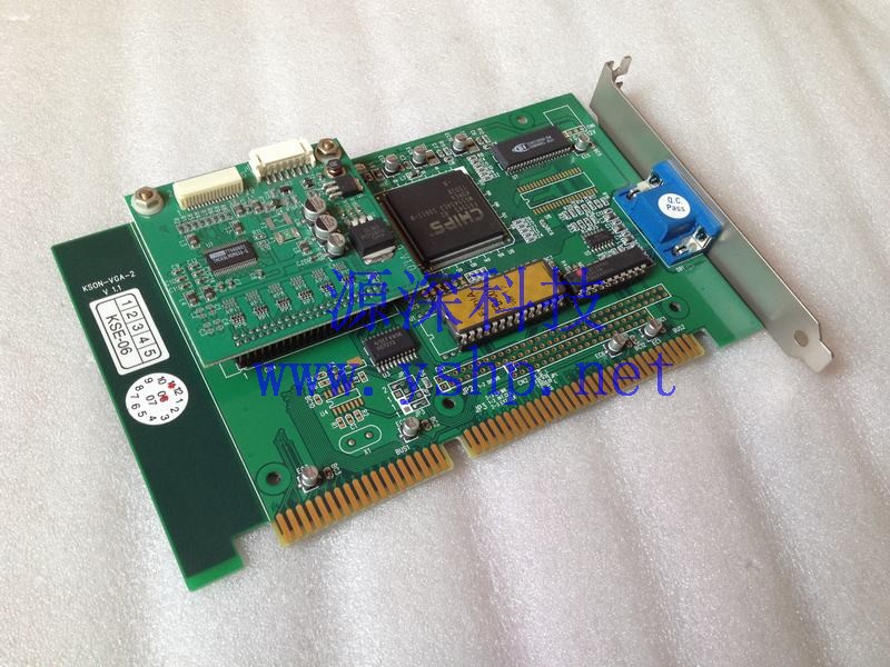 上海源深科技 Shanghai   THS-2005 ISA interface 专用 Graphics Card   KSON-VGA-2 V 1.1 高清图片