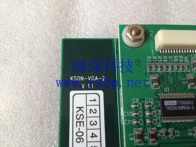 上海源深科技 Shanghai   THS-2005 ISA interface 专用 Graphics Card   KSON-VGA-2 V 1.1 高清图片