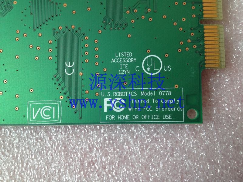 上海源深科技 Shanghai   U.S.ROBOTICS Pci 56k V.92 Pro Modem 64-005610-02 Model 0778 高清图片