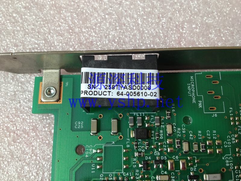 上海源深科技 Shanghai   U.S.ROBOTICS Pci 56k V.92 Pro Modem 64-005610-02 Model 0778 高清图片