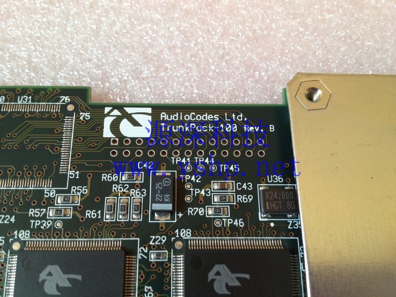 上海源深科技 Shanghai   AudioCodes TrunkPack-100 REV.B PCI interface VOIP语音通信卡 高清图片