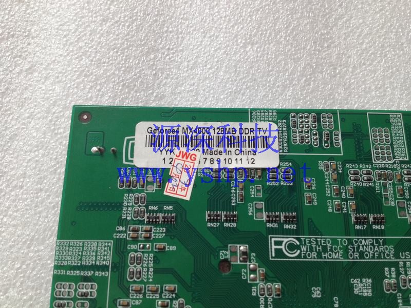 上海源深科技 Shanghai   Geforce4 MX4000 128MB DDR TV Graphics Card   高清图片