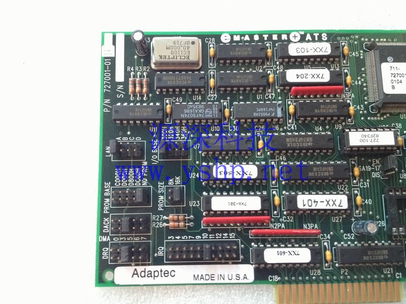 上海源深科技 Shanghai   Adaptec EMASTER ATS ISA interface network card  727001-0104 高清图片