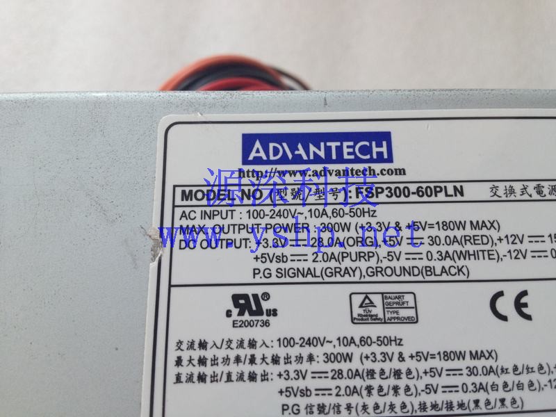 上海源深科技 Shanghai   ADVANTECHAdvantechIndustrial computer Power Supply   FSP300-60PLN 300W 高清图片