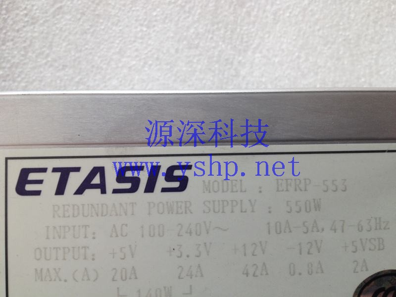 上海源深科技 Shanghai   联想 R520G4 Server Power Supply   亿泰兴 ETASIS EFRP-553 高清图片