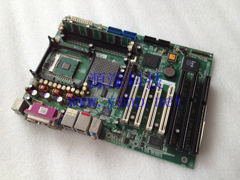 上海源深科技 Shanghai   Industrial computer Industrial Equipment mainboard MBATX-845E-GA REV 1.1 3*ISA 4*PCI 1*AGP 高清图片