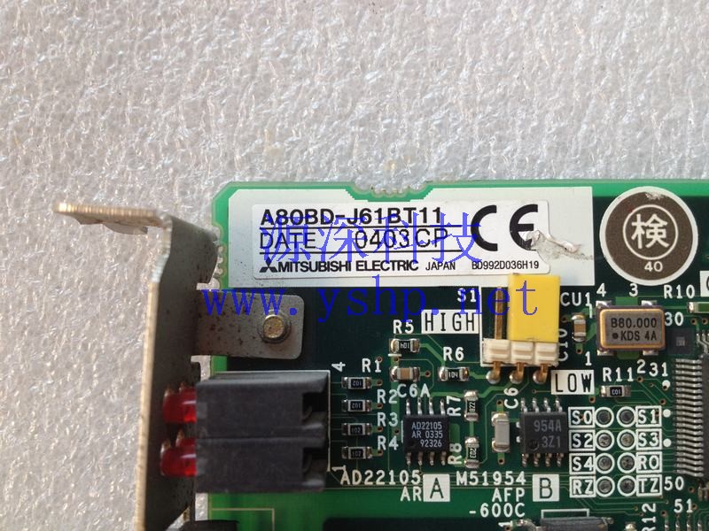 上海源深科技 Shanghai   MITSUBISHI A80BD-J61BT11 Industrial Equipment 远程 Industrial Control Card   高清图片