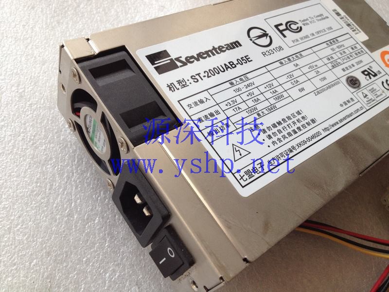 上海源深科技 Shanghai   1U Server Equipment power supply Seventeam ST-200UAB-05E 高清图片