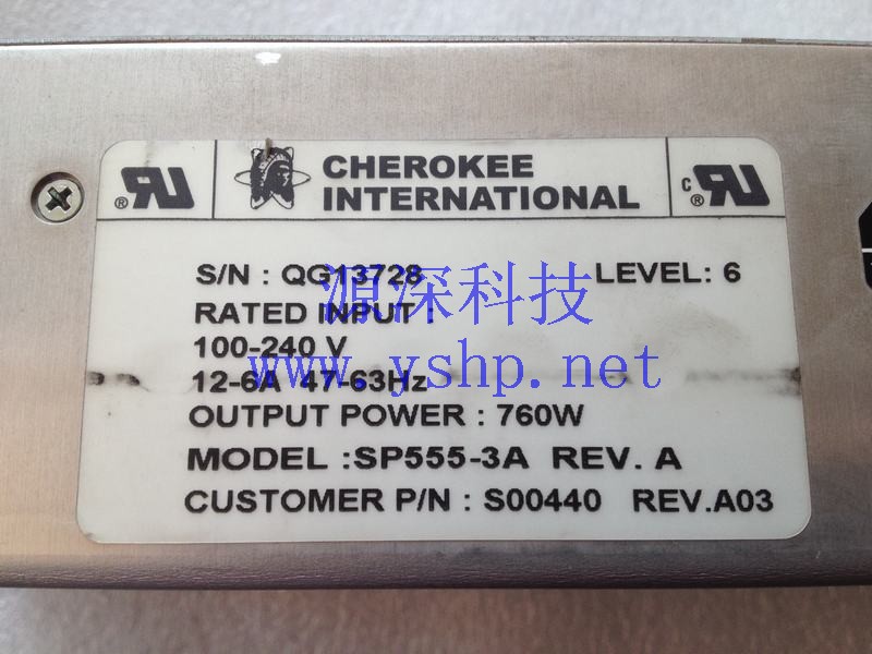 上海源深科技 Shanghai   SUN V40Z  Server Power Supply   370-6916 SP555-3A REV.A 高清图片