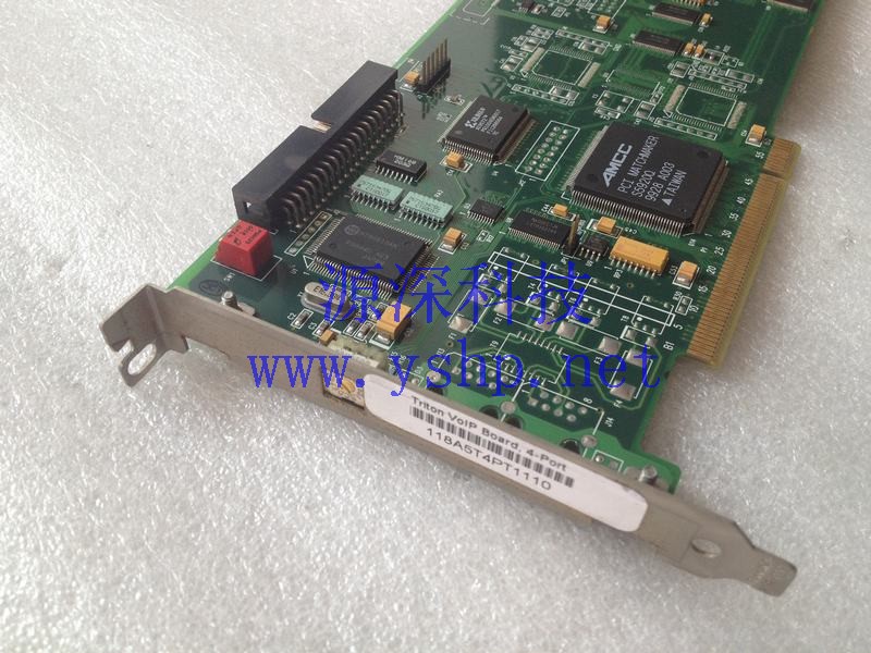 上海源深科技 Shanghai   语音卡 Triton VoIP Board 4-Port 1040-0004 081400-97TR FAB 2040-0012 A4 高清图片