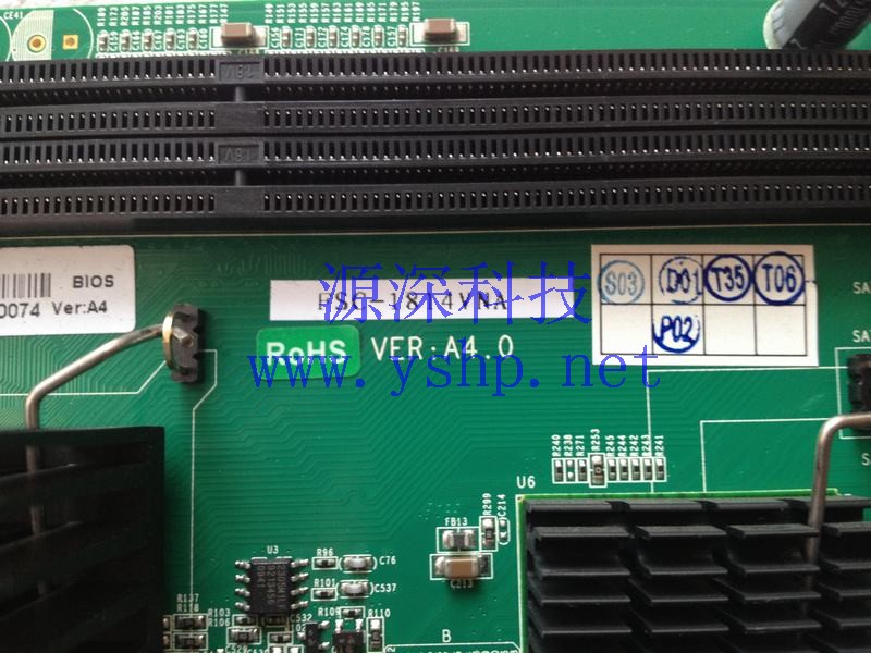 上海源深科技 Shanghai    EVOC Industrial  computer mainboard   FSC-1814VNA VER:A4.0 高清图片