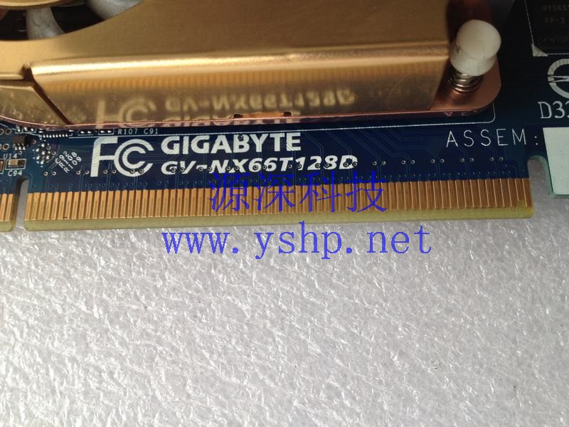 上海源深科技 Shanghai   GIGABYTE 技嘉 专用 Graphics Card   GV-NX66T128D 高清图片