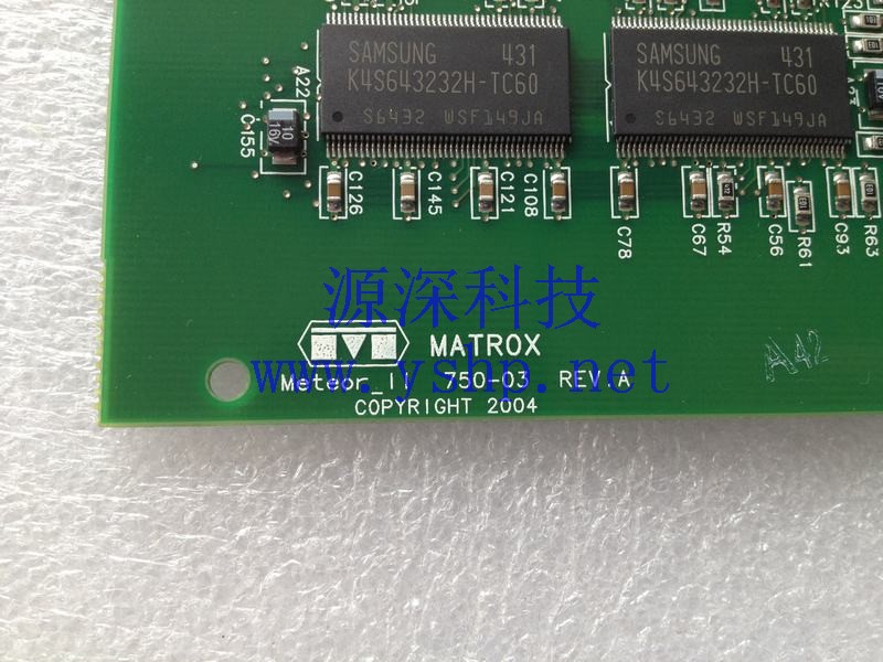 上海源深科技 MATROX 图像 Capture Card  Meteor_II 750-03 REV.A METEOR2/4 REV.03 63039620278 高清图片