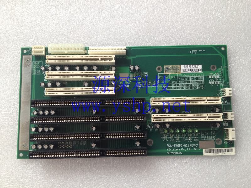 上海源深科技 Shanghai   Advantech Industrial Equipment  Industrial computer backplane  PCA-6106P3 PCA-6106P3-0C1 REV.C1 高清图片