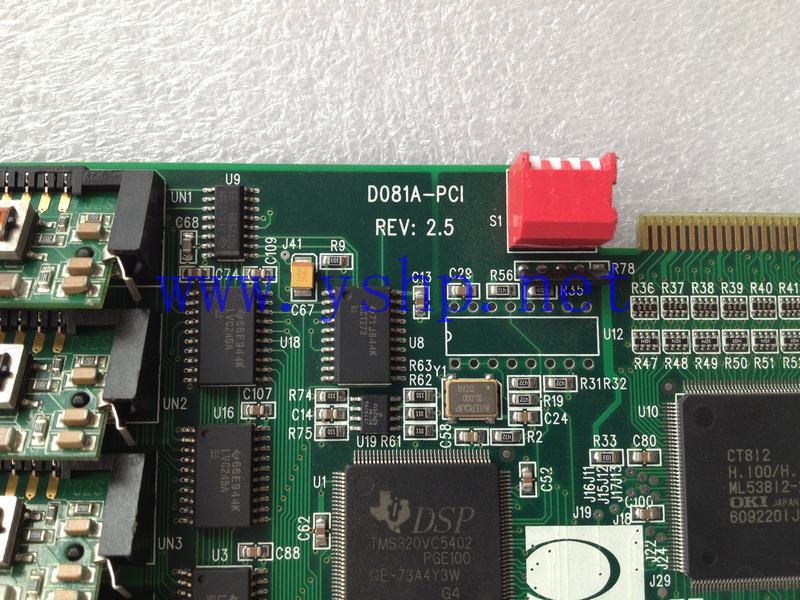 上海源深科技 Shanghai   语音卡 D081A-PCI REV 2.5 DONJIN-DN081A4F D160A 高清图片