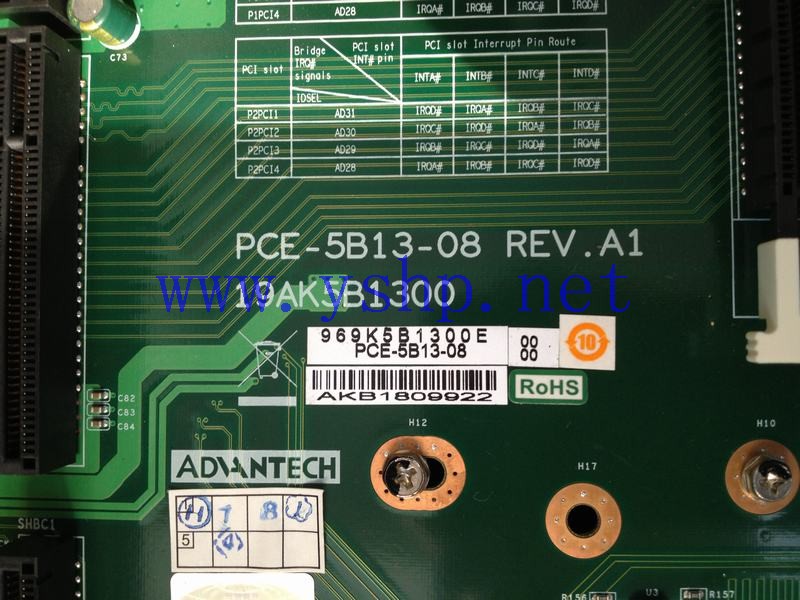 上海源深科技 Shanghai   AdvantechIndustrial Equipment  Industrial computer backplane  PCE-5B13-08 REV.A1 PCE-5B13-08 高清图片