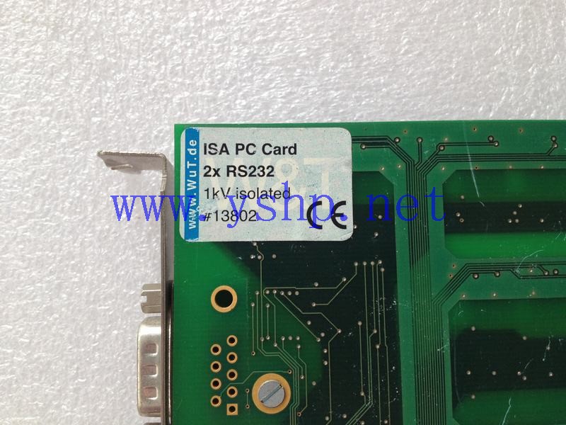 上海源深科技 Shanghai   W&T PC_BAS_4.1 ISA PC Card 2x RS232 1kV isolated 高清图片