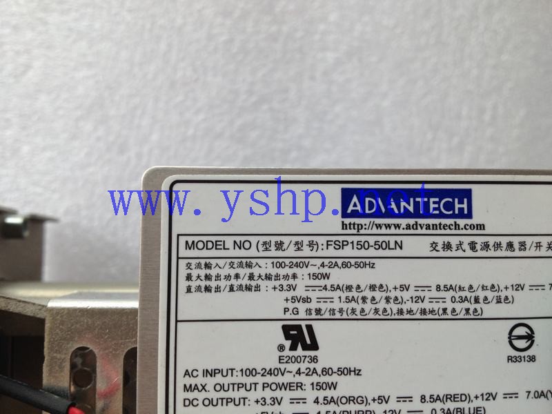 上海源深科技 Shanghai   Advantech Industrial Equipment  平板电脑 Power Supply   FSP150-50LN 高清图片